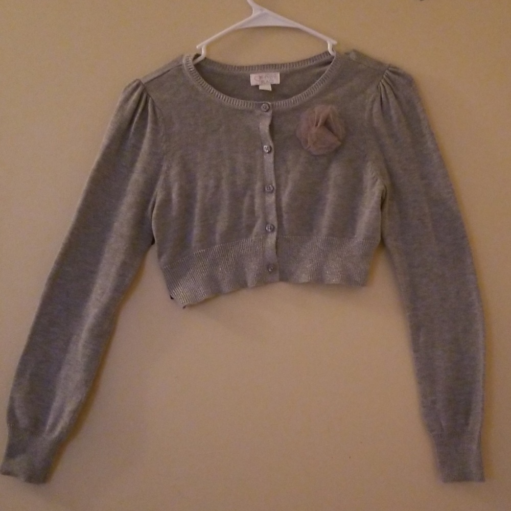 Sparkling girls sweater